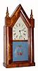 C.1865 Ansonia Brass Co., 8-day time/strike mahogany steeple clock. 