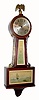 C.1930 New Haven Clock Co., ÒWhitneyÓ, 8-day time/strike banjo clock. 