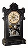 C.1885 William L. Gilbert Clock Co., ÒJetÓ, 8-day time/strike/alarm mantel clock. 