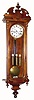 C.1875, Austrian, 3-Weight Grand Sonnerie wall clock in a walnut case with original top/ movement from another clock. 