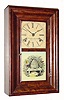 C.1845, Brewster and Ingrahams, miniature spring driven OG, well figured mahogany case. 