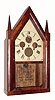 C.1850, Daniel Pratt and Sons, Reading, Mass., 8-day steeple clock case and dial /by S. B. Terry. 