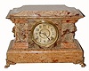 C.1895, Seth Thomas, ÓADAMANTINEÒ, 8-day time and strike mantel clock. 