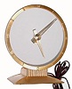 C.1950, Jefferson Electric ÓGolden HourÒ, 110v. mystery desk clock: 