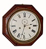 C.1900, New Haven Clock Co., Ó8 Inch Wood LeverÒ, 8-day time only. 