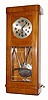 C.1910, German, 8-day time/strike hanging box clock, small. 