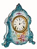 C.1914, Ansonia Clock Co., Royal Bonn, ÒLa RamblaÓ, 8-day time/strike porcelain mantel clock. 