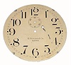 Dial only, C.1890, E. Howard and Co, 12.4Ó pan with 11Ò chapter ring, and with original Arabic numerals and block letter signature. 