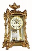 C.1904, Ansonia Clock Co., ÒViscountÓ, 8-day time/strike crystal regulator. 