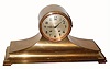 C.1915 Chelsea Clock Co., ÓTambour No. 4Ò, shipÕs bell 8-day bronze cased mantel clock. 