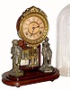 C.1880, Ansonia Clock Co., ÒCrystal Palace No. 1 ExtraÓ 8-day time/strike crystal palace, with glass dome. 