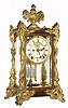 C.1914, Ansonia, ÒMarchionesseÓ 4-glass crystal regulator with open escapement on the dial.