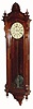 C.1890, Seth Thomas, ÓRegulator No. 16Ò in walnut, one weight Railway timepiece with center seconds and damascene bob. 