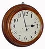 C.1909 Seth Thomas Clock Co., ÓGallery, 18 InchÒ, 15-day mahogany timepiece. 
