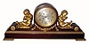 C.1919, Chelsea Clock Co., 8-day time and house strike lever movement mantel clock, extraordinary, cherubs playing flutes.