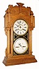 C.1912 Waterbury Clock Co., ÒCalendar No. 43Ó, 8-day striking perpetual calendar clock in pressed oak. 