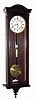 C.1875, German, 1-Wt ÓVienna RegulatorÒ, wall timepiece, dark rosewood with barley twist corners to the door. This style of late Biedermeier case was popular in Berlin, and produced over a long period. 