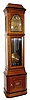 C.1910, German, Rob Pleissner, Dresden, Musical 8-tube/5-gong quarter chime, moon phase, with 24Ó Polyphone in base. 