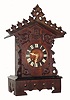 C.1890, German, 30-hour time and strike shelf cuckoo clock. 