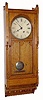 C.1902 Seth Thomas Clock Co., ÒQueen AnneÓ, 8-day oak wall timepiece. 