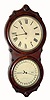 C.1878 Seth Thomas Clock Co., ÒOffice Calendar No. 7Ó, 8-day time/strike mahogany, double dial calendar clock. 