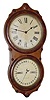 C.1878 Seth Thomas Clock Co., ÒOffice Calendar No. 7Ó, 8-day time/strike mahogany, double dial calendar clock. 