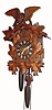 C.1900 American Cuckoo Clock Co., Philada, 30-hour time/strike/ cuckoo clock.