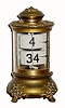 C.1907, Ansonia Clock Co., ÓDesign No. 4Ò, 30-hour Plato novelty timepiece. 