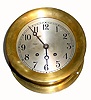 C.1955, Chelsea, 6Ó Dial, ShipÕs Bell, 8-day, in a brass case with hinged bezel and button latch. 