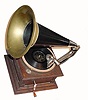 C.1905, Victor ÒMotor Talking Machine. Type EÓ, oak cased Victoria, with one record. 