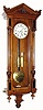 C.1880, Austrian, 2-Wt, Vienna Regulator, in a walnut case with original top, movement and pendulum. 