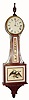 C.1980 Unknown, 8-day weight banjo or patent timepiece reproduction, done by an Nawcc member, but not signed.