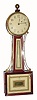 C.1920, Mass Area, copy of a Willard Patent Timepiece /banjo, 8-day weight driven. 