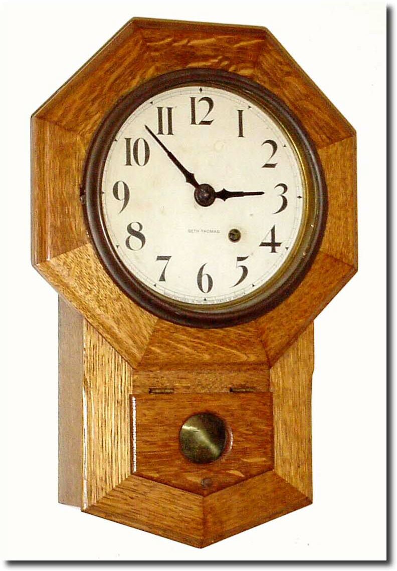 C.1845, Terry and Andrews, 8-Day Beehive with brass springs. — Antique Clocks Price Guide