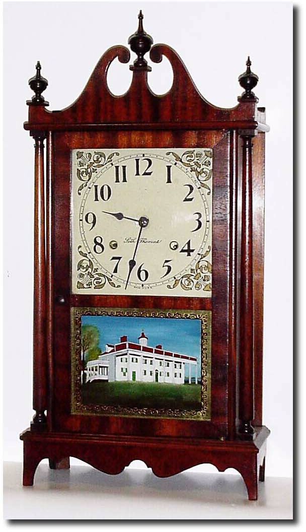 C.1924, Seth Thomas, "PLYMOUTH' Pillar and scroll in restored condition. — Antique Clocks Price Guide