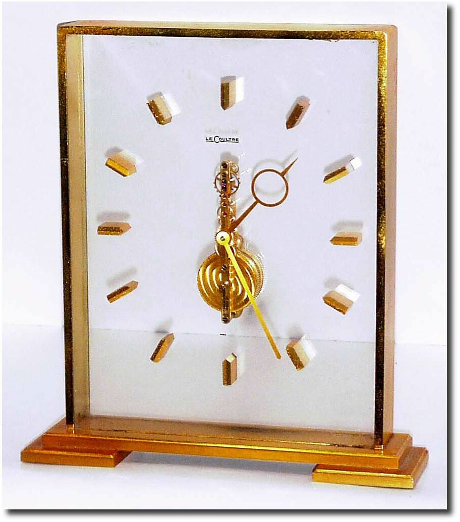 C.1960, Swiss, Le Coultre, "Baguette' clock in very good original condition. — Antique Clocks Price Guide