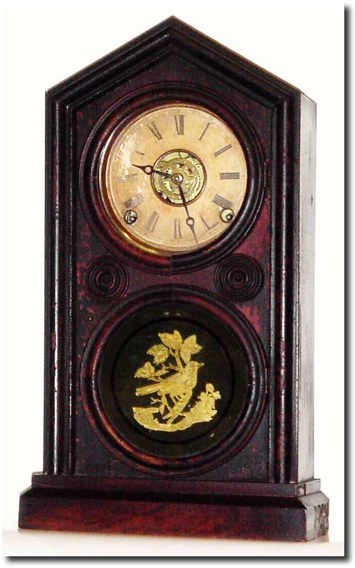 C.1880, Ingraham 8-Day "Doric' in very good original condition. — Antique Clocks Price Guide
