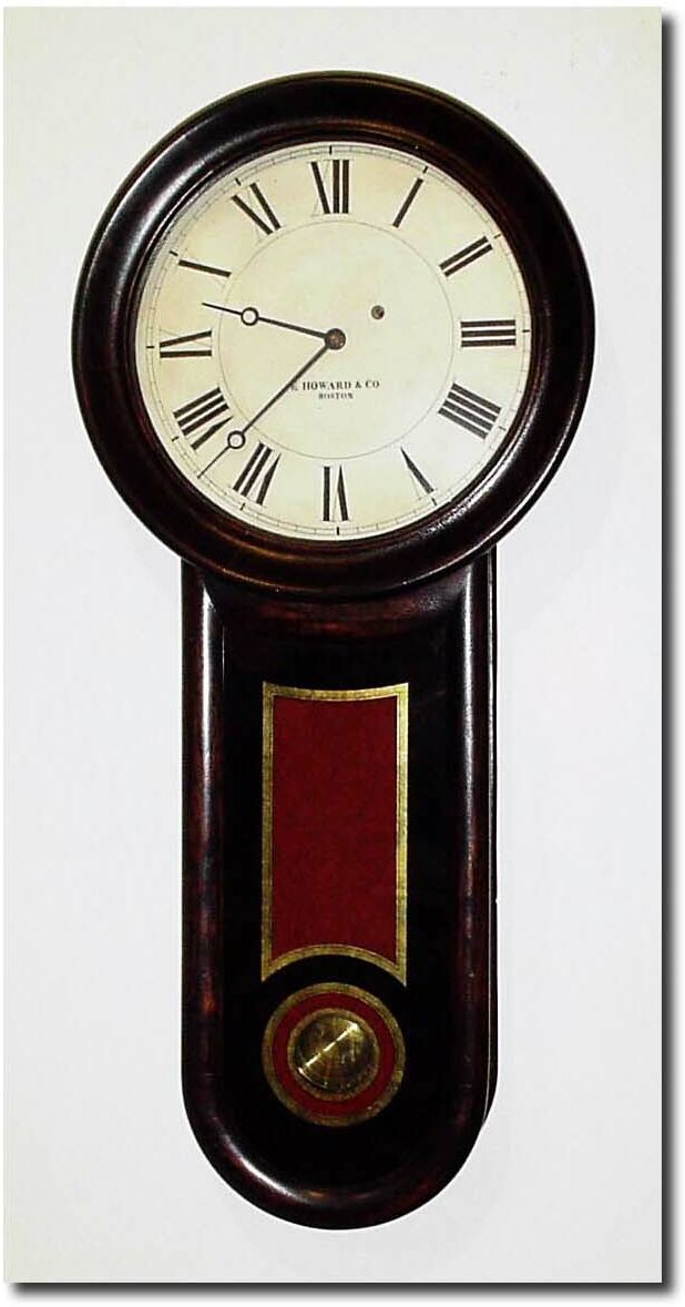 Mixed lot: E. Howard no. 5 weight movement, pendulum and hardware, in a 20 year old case, similar to the no. 11 keyhole. — Antique Clocks Price Guide