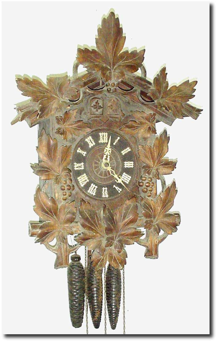 C.1920, German, Black Forest, "Cuckoo and Quail' as-found. — Antique Clocks Price Guide