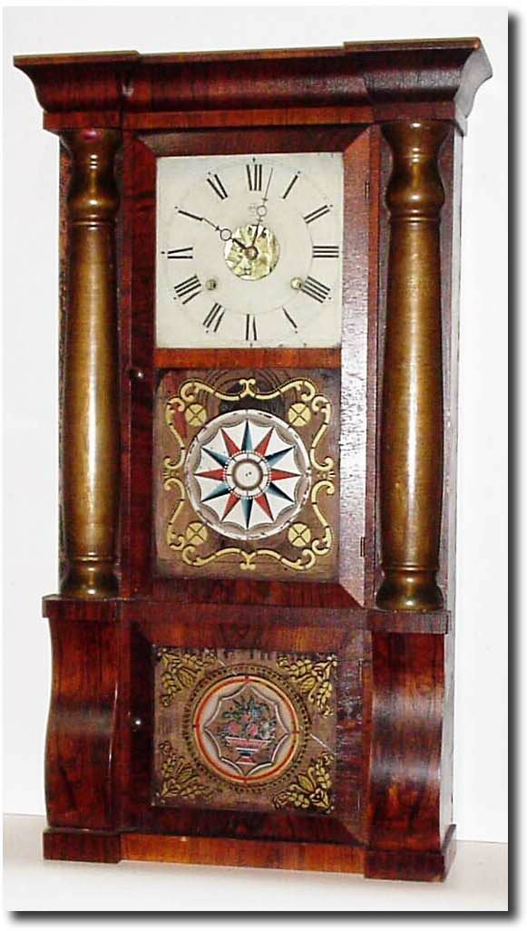 C.1860, Seth Thomas, 8-Day Column and Cornice in good condition. — Antique Clocks Price Guide