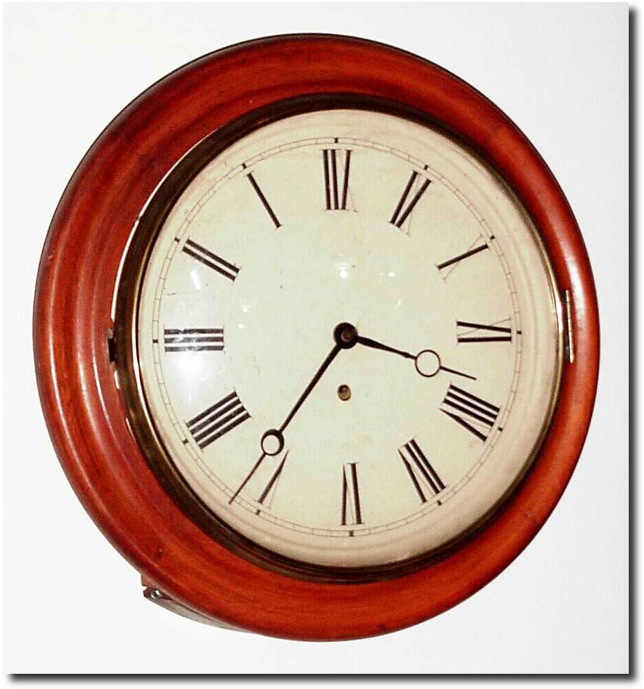 C.1910, Waterbury "Polar', Barber Shop model with reverse order dial. — Antique Clocks Price Guide