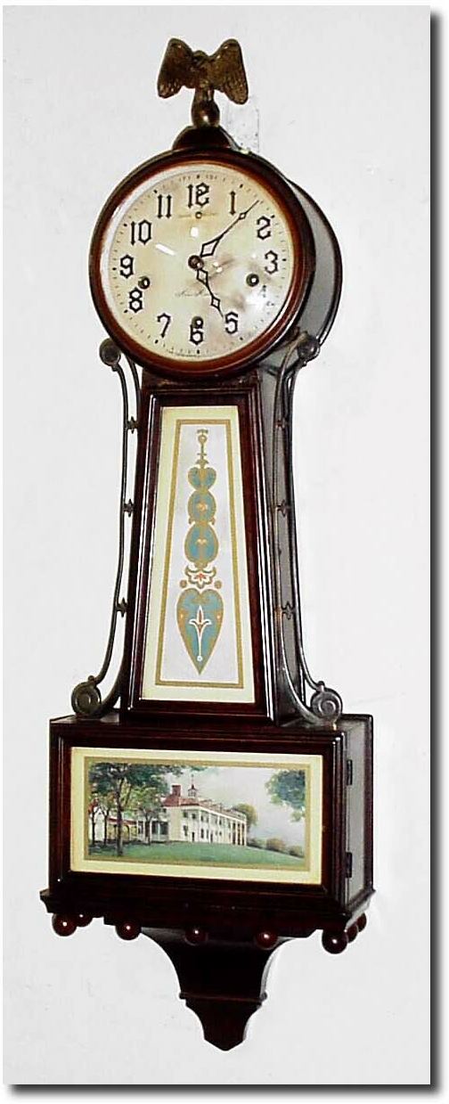 C.1925, New Haven Winsome, Westminster chime banjo clock. — Antique Clocks Price Guide