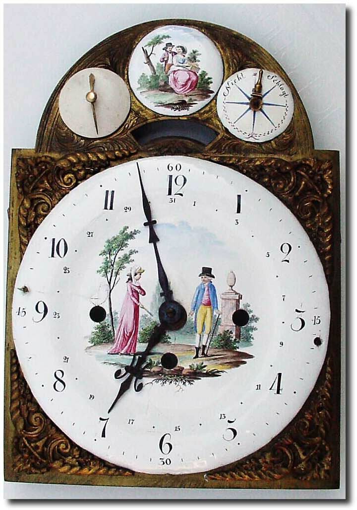 C.1790, Austrian Dial Only, from a Grand Sonnerie bracket clock. — Antique Clocks Price Guide