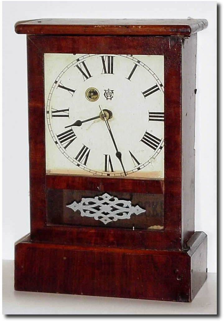 C.1880, Waterbury Clock Co., Time Only cottage clock, in fair to good condition. — Antique Clocks Price Guide