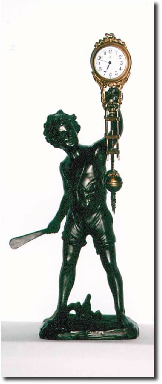 C.1910, German, Junghans "BATBOY' Swinging Arm clock in excellent original condition. — Antique Clocks Price Guide