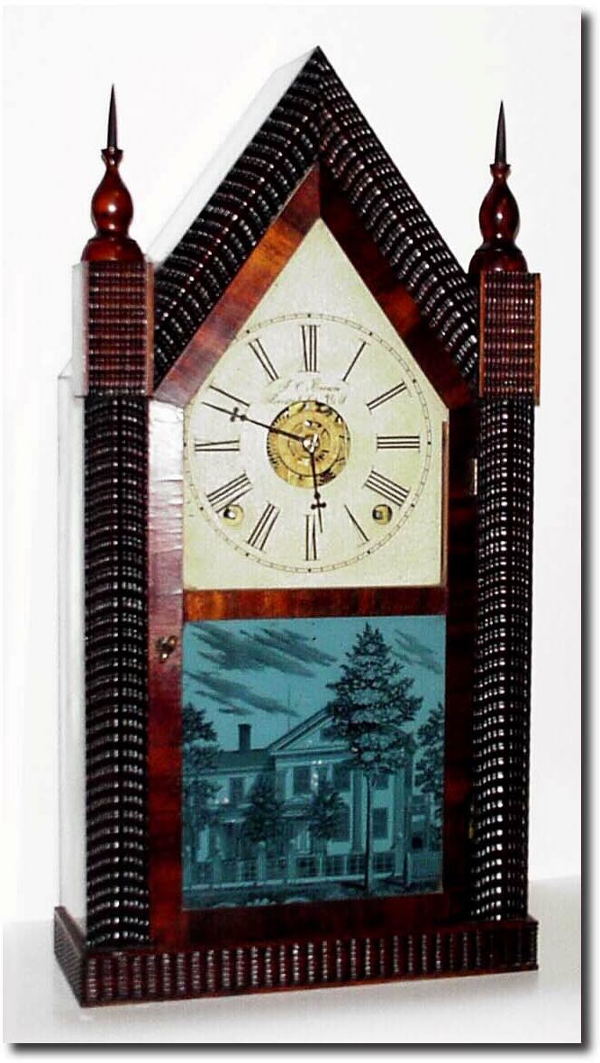 C.1850, J.C. Brown, Ripple Steeple in excellent condition. — Antique Clocks Price Guide