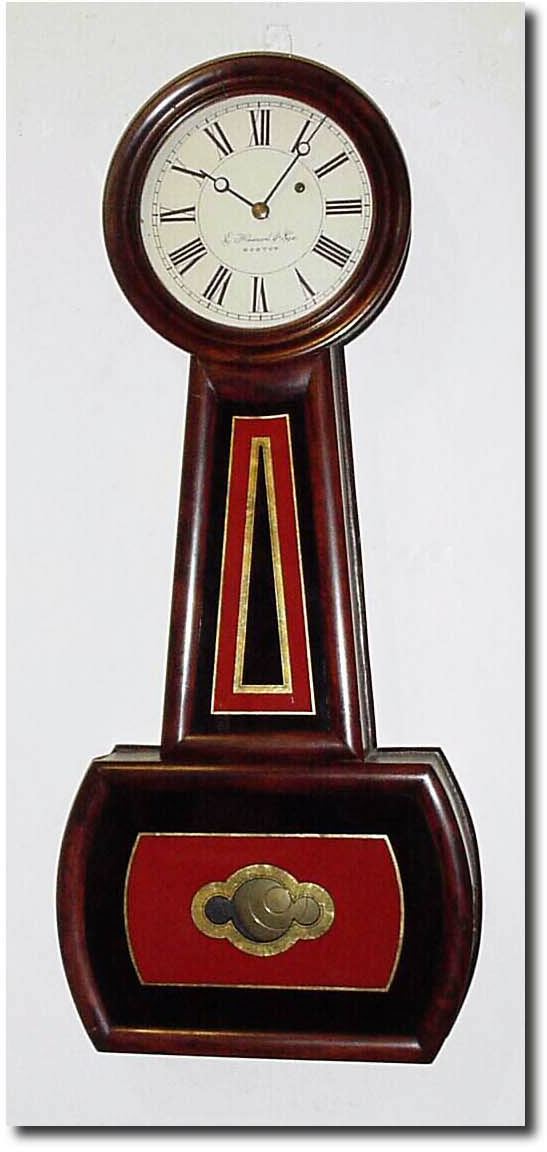C.1885, E. Howard and Co., Boston, "Banjo no. 4', in very good restored condition. — Antique Clocks Price Guide