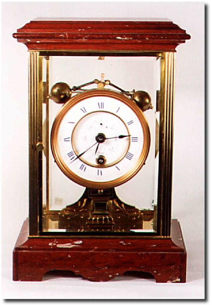 C.1880, French, Rare 400 Day clock with complex, compound pendulum. — Antique Clocks Price Guide