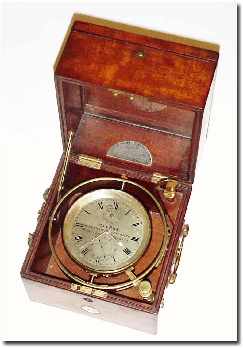 C.1920, English, Clerke, Maker to the Admiralty, 1 Royal Exchange, London, a well made 20th century chronometer. — Antique Clocks Price Guide