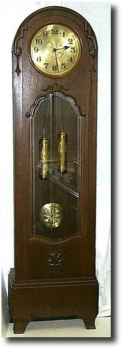 C.1920, German, Oak Cased Hall Clock in excellent original condition. — Antique Clocks Price Guide
